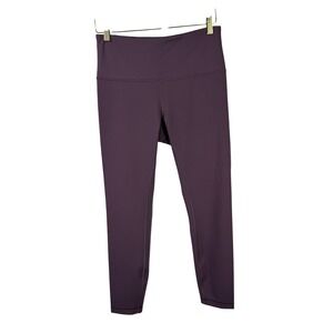 Lululemon Ribbed Wunder Train High-Rise Leggings Size 8  Purple Grape Thistle